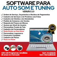 Software para AutoSom e Tunning + Vendas e Financeiro v2.0