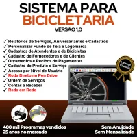 Software para Loja de Bicicletaria com Serviços e Vendas v1.0 — imagem principal