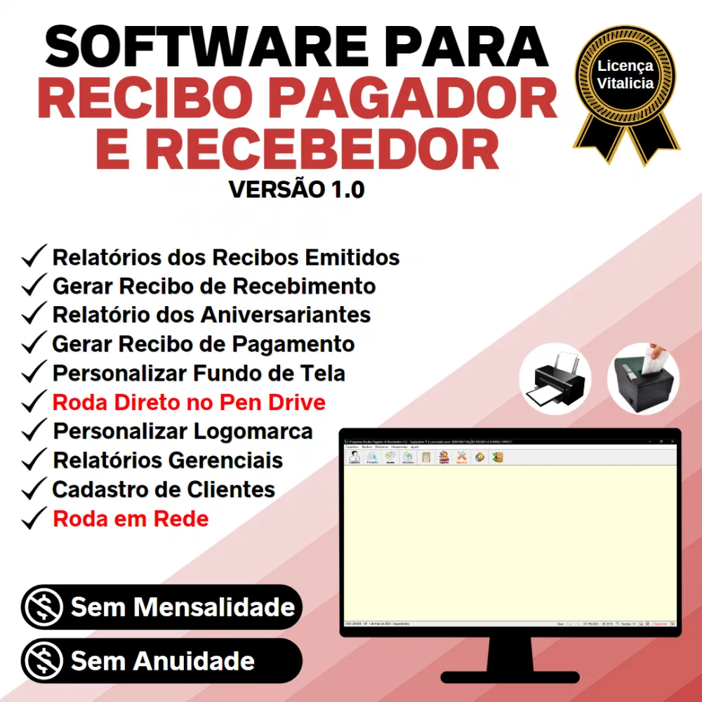 Software Recibo Pagador e Recebedor v1.0