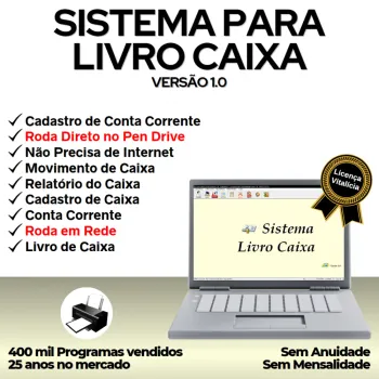 Sistema Livro Caixa e Conta Corrente v1.0