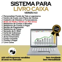 Sistema Livro Caixa Financeiro v4.0 Plus — imagem principal