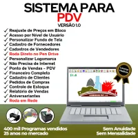 Sistema PDV Frente de Caixa, Estoque e Financeiro v1.0 — imagem principal