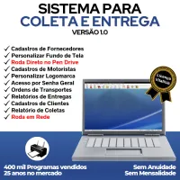 Sistema Coleta e Entrega v1.0 — imagem principal