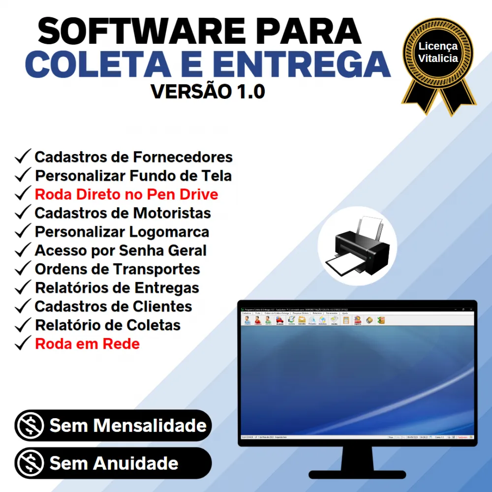 Software Coleta e Entrega v1.0