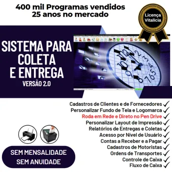 Sistema Coleta e Entrega + Financeiro v2.0