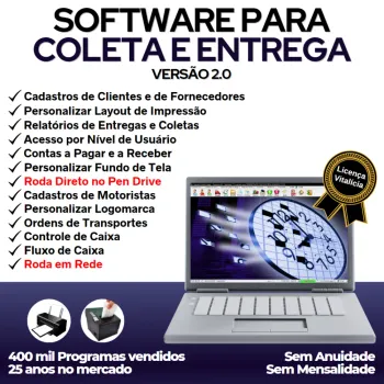Software Coleta e Entrega + Financeiro v2.0