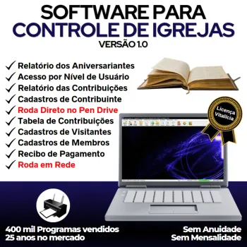Software para Controle de Igrejas v1.0