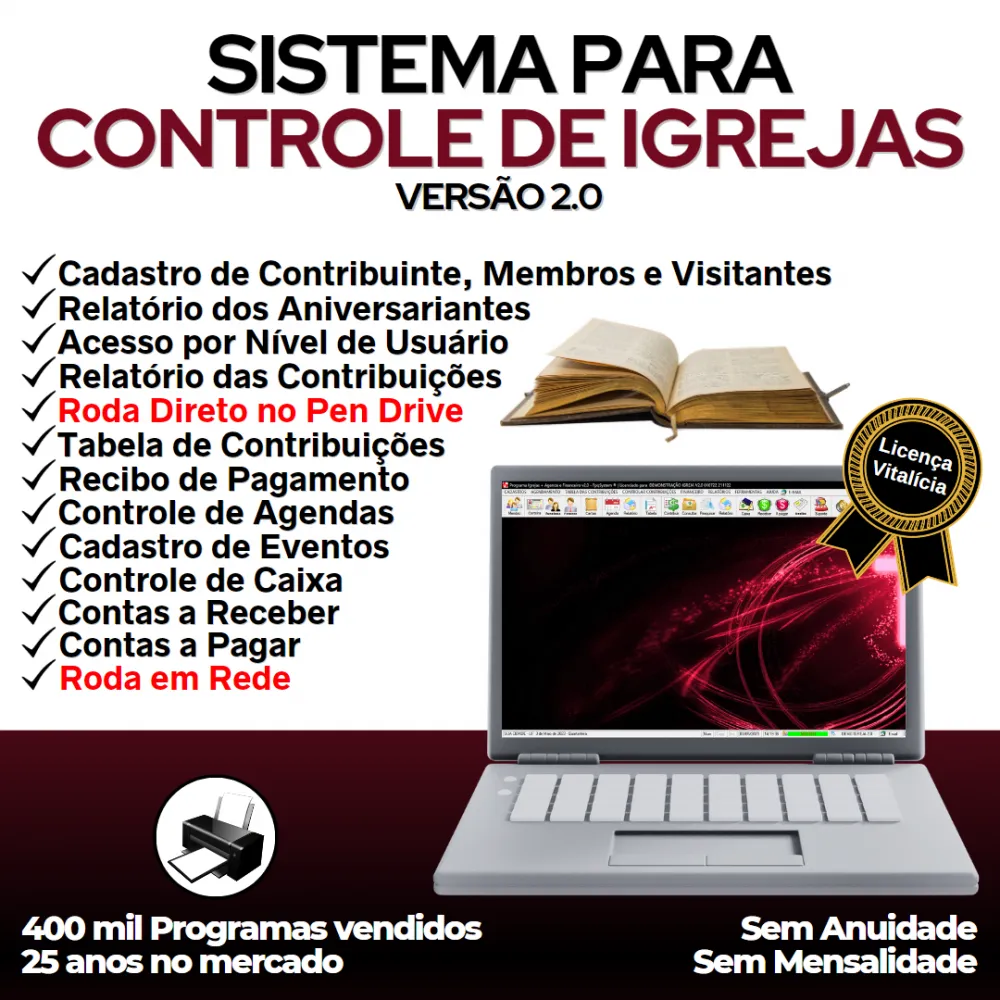 Sistema para Controle de Igrejas com Financeiro v2.0