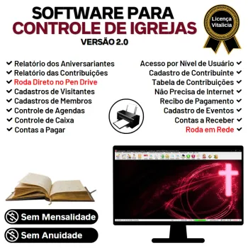 Software para Controle de Igrejas com Financeiro v2.0