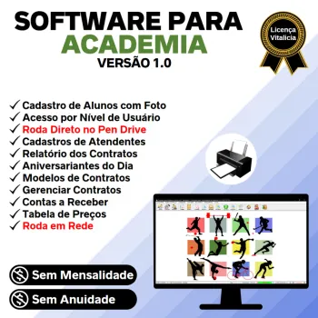 Software para Academia com Controle de Contratos v1.0