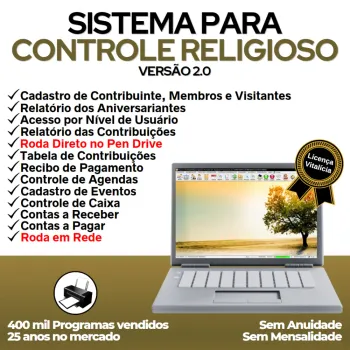 Sistema para Controle Religioso com Financeiro v2.0