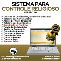 Sistema para Controle Religioso com Financeiro v2.0 — imagem principal