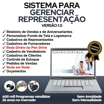 Sistema para Gerenciar Representação e Pedido de Vendas v1.0