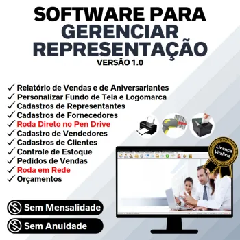 Software para Gerenciar Representação e Pedido de Vendas v1.0