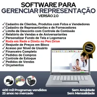 Software para Gerenciar Representação, Pedido de Vendas e Financeiro v2.0 — imagem principal