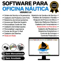 Software Ordem de Serviço para Oficina Nautica + Vendas, Financeiro e Agendamento v3.0 Plus — imagem principal