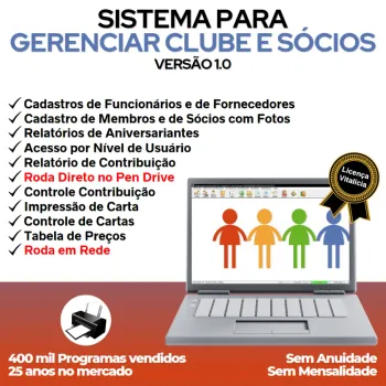 Sistema para Gerenciar Clube v1.0