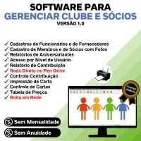 Software para Gerenciar Clube v1.0 — imagem principal
