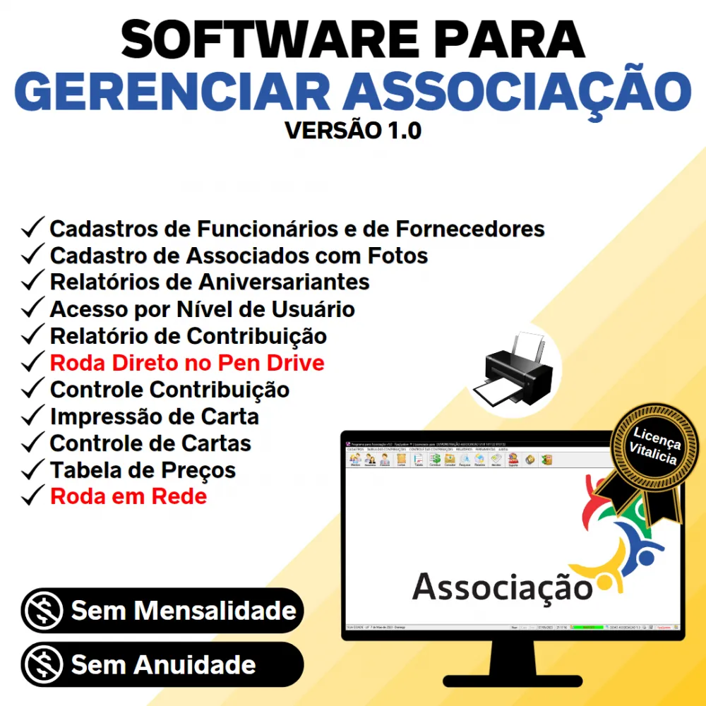 Software para Gerenciar Associação v1.0