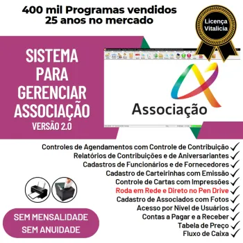 Sistema para Gerenciar Associação, Agendamento e Financeiro v2.0