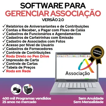 Software para Gerenciar Associação, Agendamento e Financeiro v2.0
