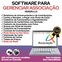 Software para Gerenciar Associação, Agendamento e Financeiro v2.0 — imagem principal