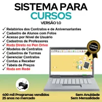 Sistema para Cursos com Controle de Contratos v1.0 — imagem principal
