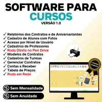 Software para Cursos com Controle de Contratos v1.0 — imagem principal