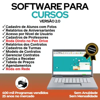 Software para Cursos com Agendamento e Contrato v2.0