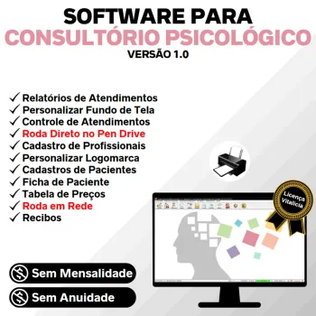Software Gerenciar Consultório Psicológico v1.0