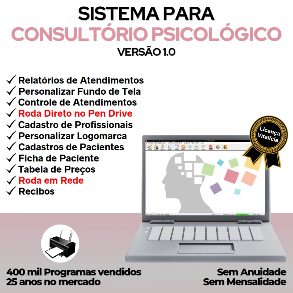 Sistema Gerenciar Consultório Psicológico v1.0