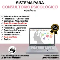 Sistema Gerenciar Consultório Psicológico v1.0 — imagem principal