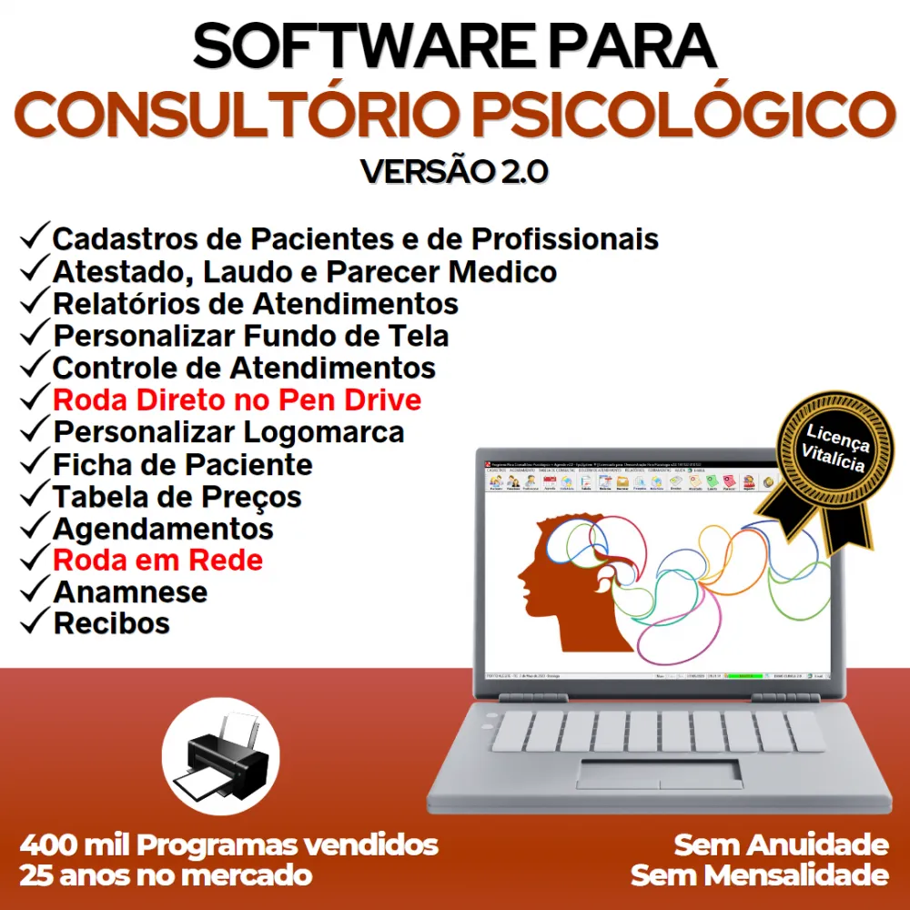 Software Gerenciar Consultório Psicológico v2.0