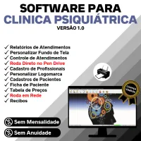 Software Gerenciar Clinica Psiquiatrica v1.0 — imagem principal