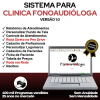 Sistema Gerenciar Clinica Fonoaudióloga v1.0 — imagem principal