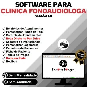 Software Gerenciar Clinica Fonoaudióloga v1.0