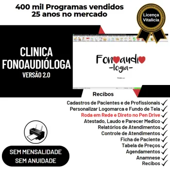 Sistema Gerenciar Clinica Fonoaudióloga v2.0