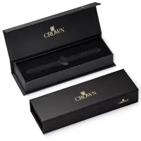 Caneta Crown Personalizada Baron Esferográfica - Preta e Dourado DI19700O - Foto 2