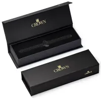 Caneta Crown Personalizada Metal Capricci Roller - Preta - DI22627P - Foto 3