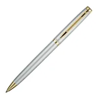 Caneta Crown Personalizada Metal Libra Gold Esferográfica - Prata - DI10078S