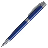  Caneta Crown Personalizada Metal Master Chrome Esferográfica - Azul DI19967A
