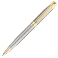 Caneta Crown Personalizada Metal Master Gold Esferográfica - Prata - DI19968S