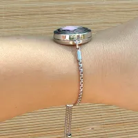 Pulseira Difusora de Óleos Essenciais Relicário Para AROMATERAPIA GATINHO - P003 - Foto 5
