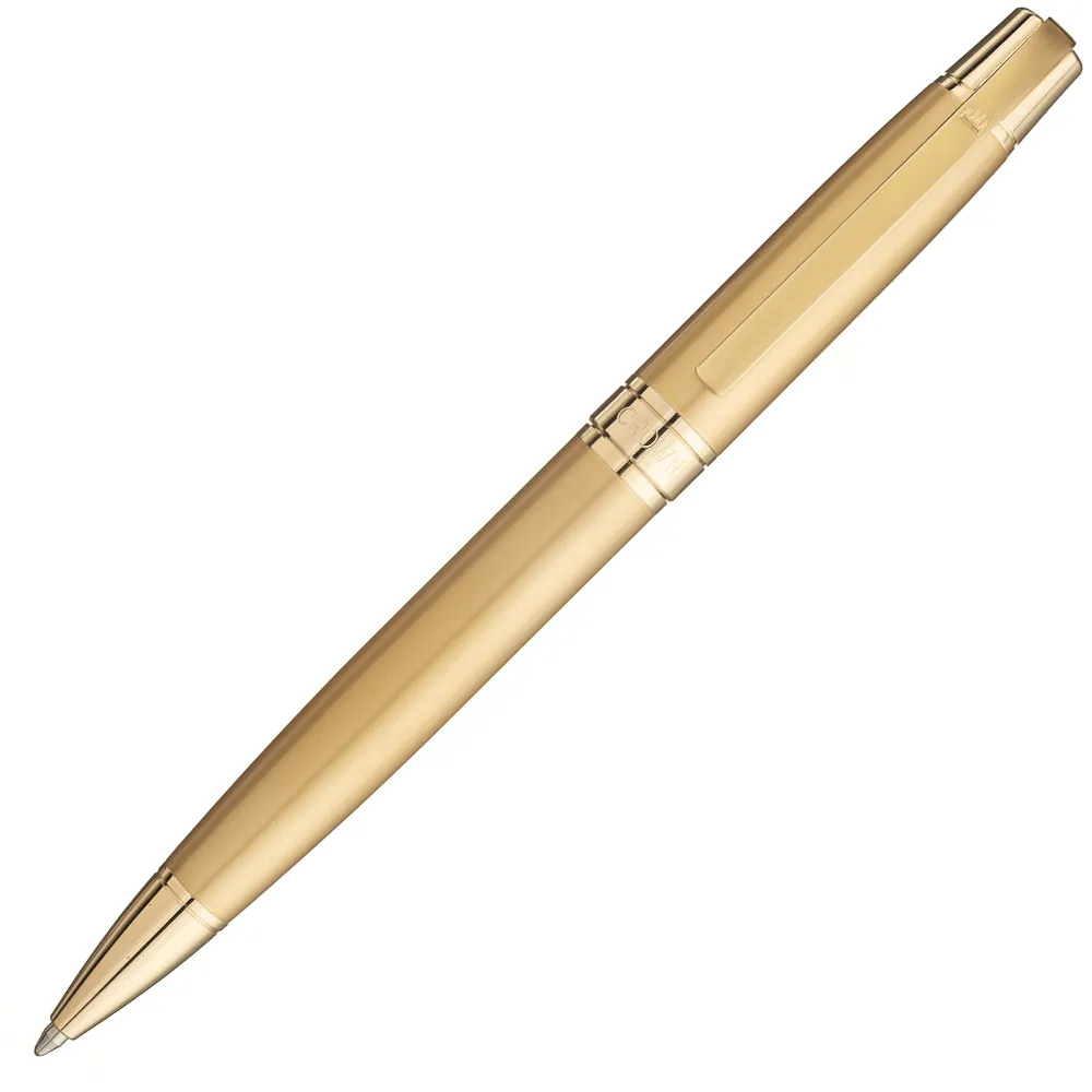 Caneta Crown Personalizada Metal Master Gold Esferográfica - Dourada - DI19968O Imagem