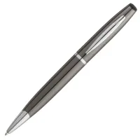 Caneta Crown Personalizada Metal Quebec Esferográfica - Fumê DI10047F