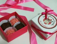  P/ 4 Bombons - 8,0 x 8,0 x 4,0 - Tampa e Fundo Cartonagem - Dia dos Professores - Foto 7