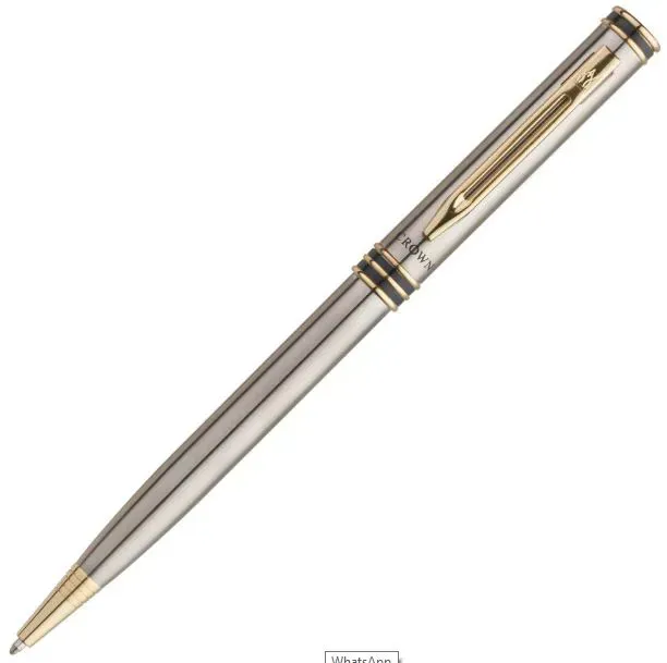 Caneta Crown Personalizada Metal Veneto Esferográfica - DI13904F