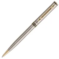 Caneta Crown Personalizada Metal Veneto Esferográfica - Prata DI13904S