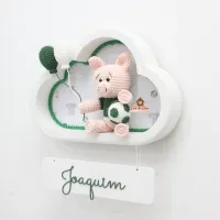 Porquinho Palmeirense - Nuvem P Branca - Porta Maternidade - Foto 2