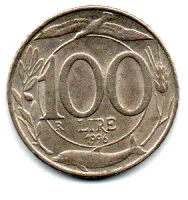 Itália - 1996 - 100 Lire